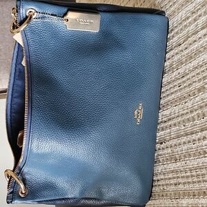 COACH MIA PEBBLE LEATHER SNAKE EMBOSSED STRAPS SHOULDER/CROSSBODY BAG